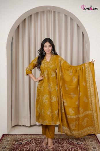 Dveeja leela 3pcs wholesale online kurti shops goa